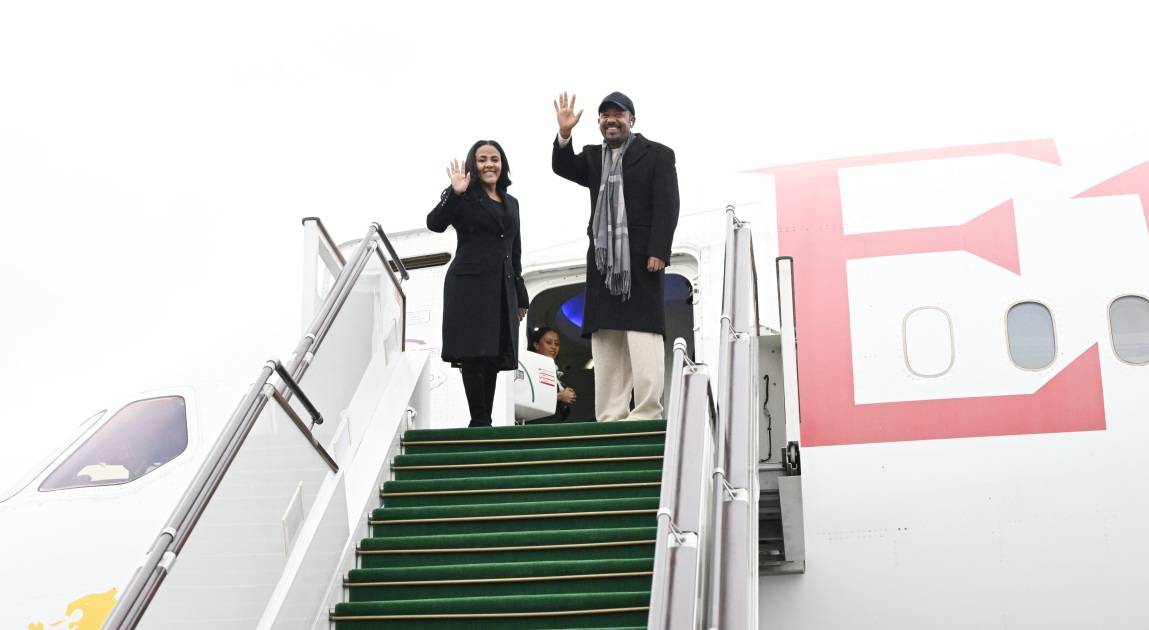 Efiopiyanın Baş nazirinin Azərbaycana səfəri başa çatıb (FOTO)