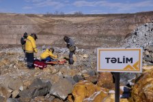 “AzerGold” QSC Daşkəsəndə Ümumdünya Mülki Müdafiə Gününə həsr olunmuş tədbir keçirib (FOTO)