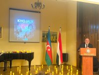 Budapeştdə “Bəşəriyyətin əks-sədaları: Xocalını xatırlayırıq 1992” adlı tədbir keçirilib (FOTO)