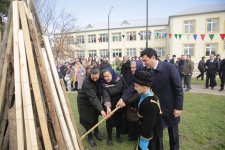 Xaçmazın Qımılqışlaq kəndində Od Çərşənbəsi milli adət-ənənələrimizə uyğun qeyd olunub (FOTO)