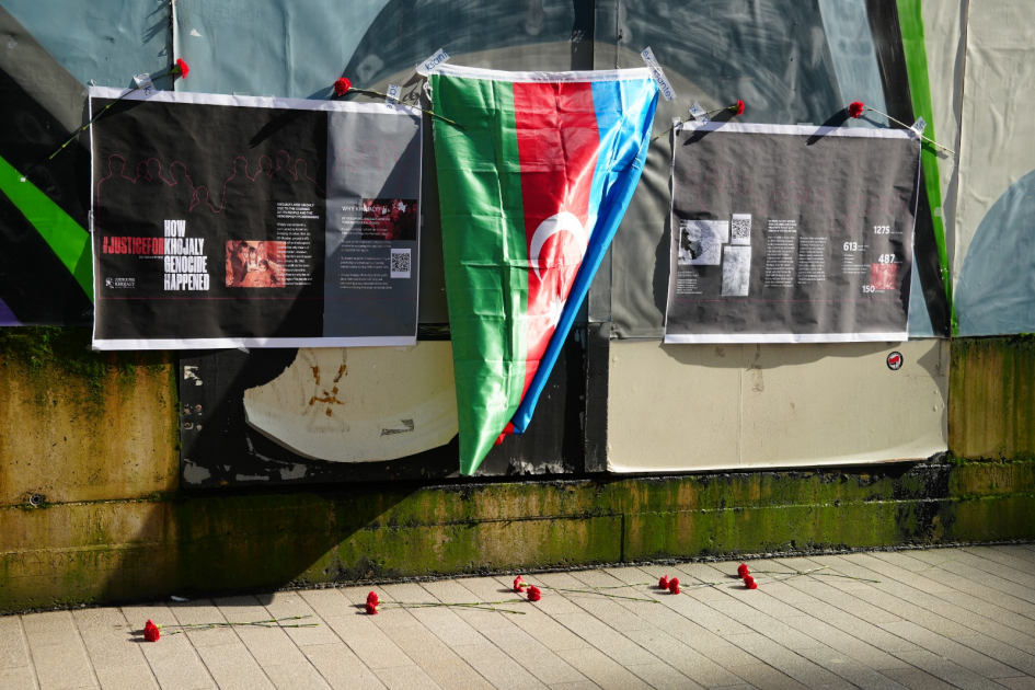 Lüksemburqda Xocalı soyqırımı ilə bağlı maarifləndirmə aksiyası keçirilib (FOTO)