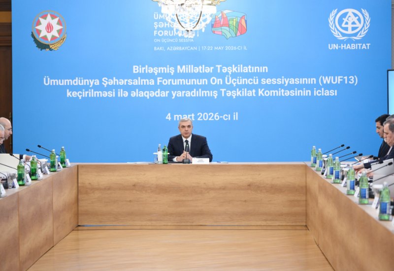 Təşkilat Komitəsinin növbəti iclasında WUF13-ə hazırlıq məsələlərinə dair məruzələr dinlənilib (FOTO)