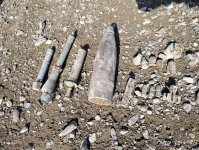 Kəngərli və Culfa rayonlarında silah-sursat aşkarlanıb (FOTO)