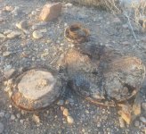 Kəngərli və Culfa rayonlarında silah-sursat aşkarlanıb (FOTO)