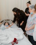 Leyla Əliyeva Respublika Pediatriya Mərkəzinin Nərimanov Uşaq Klinik Xəstəxanasını ziyarət edib (FOTO)