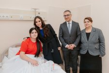 Leyla Əliyeva Respublika Pediatriya Mərkəzinin Nərimanov Uşaq Klinik Xəstəxanasını ziyarət edib (FOTO)