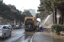 Suraxanı rayonunda genişmiqyaslı abadlıq və təmizlik işləri aparılır (FOTO)