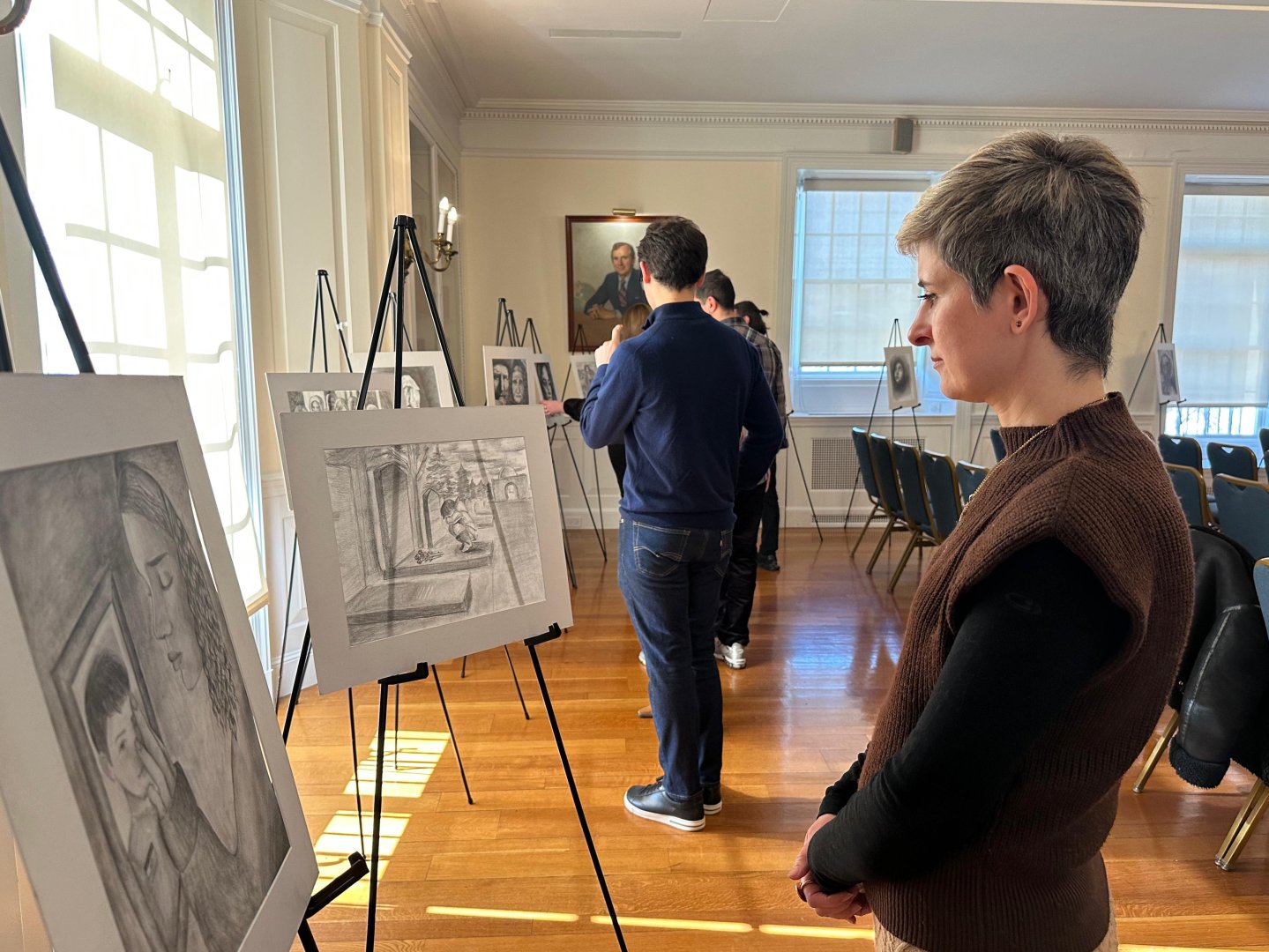 Kolumbiya Universitetində Xocalı soyqırımının qurbanları yad olunub (FOTO)