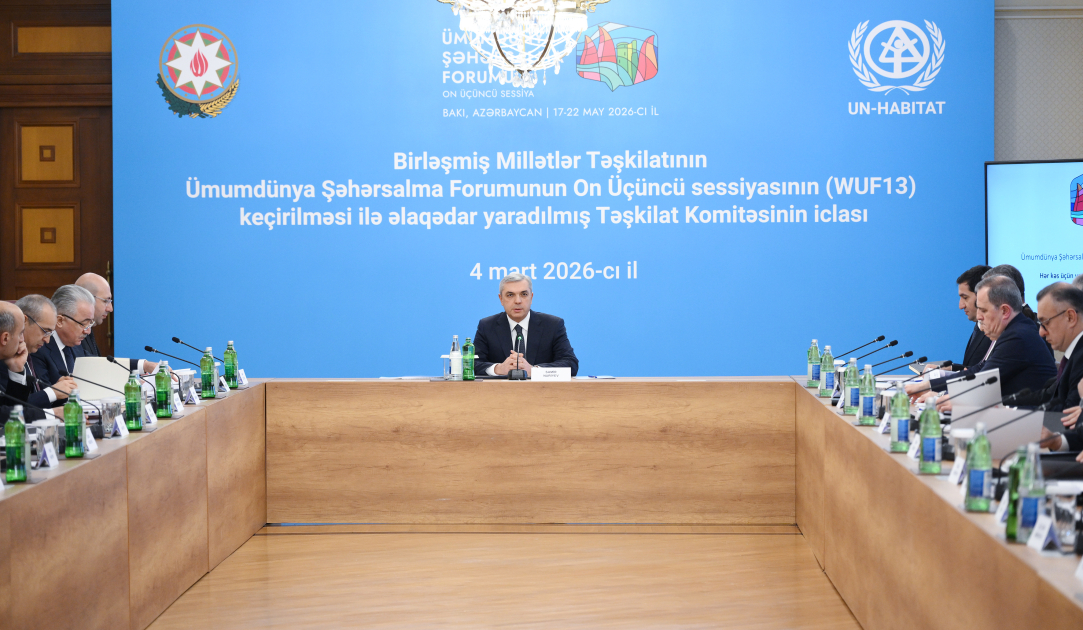 Təşkilat Komitəsinin növbəti iclasında WUF13-ə hazırlıq məsələlərinə dair məruzələr dinlənilib (FOTO)