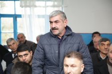 Xaçmazın Niyazoba kəndində sakinlərin müraciət və təklifləri dinlənilib (FOTO)