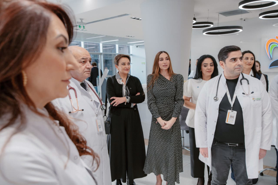 Leyla Əliyeva və Arzu Əliyeva “Leyla Medical Center”in Pediatriya Mərkəzində olublar (FOTO)