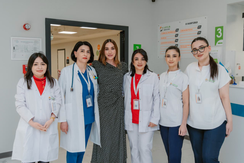 Leyla Əliyeva və Arzu Əliyeva “Leyla Medical Center”in Pediatriya Mərkəzində olublar (FOTO)