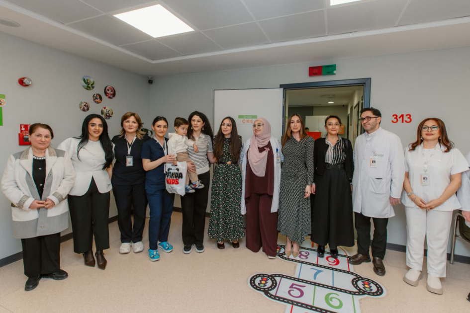 Leyla Əliyeva və Arzu Əliyeva “Leyla Medical Center”in Pediatriya Mərkəzində olublar (FOTO)