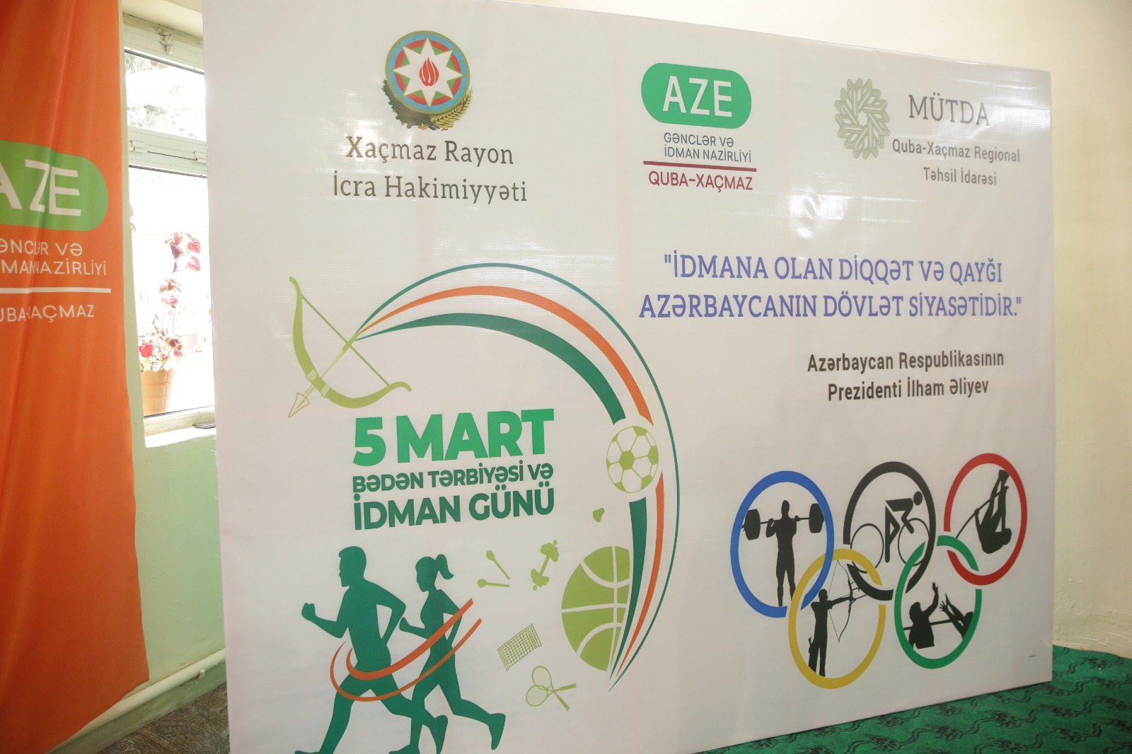 Xaçmaz rayonunda 5 Mart – Bədən Tərbiyəsi və İdman Günü münasibətilə tədbir keçirilib (FOTO)