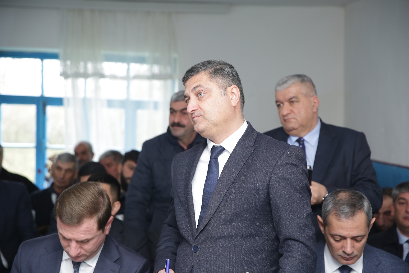 Xaçmazın Niyazoba kəndində sakinlərin müraciət və təklifləri dinlənilib (FOTO)