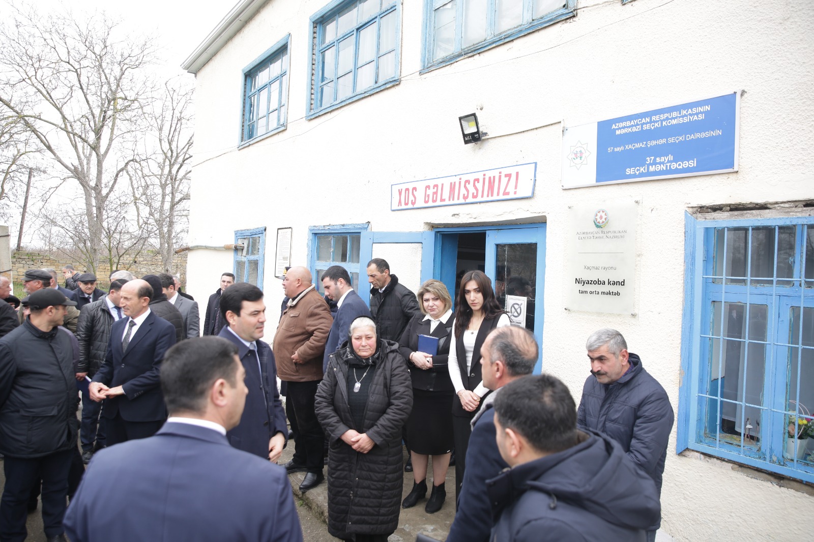 Xaçmazın Niyazoba kəndində sakinlərin müraciət və təklifləri dinlənilib (FOTO)