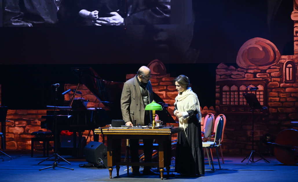 Leyla Əliyeva Heydər Əliyev Sarayında “Yalnız mədəniyyət” adlı musiqili tamaşada iştirak edib (FOTO)