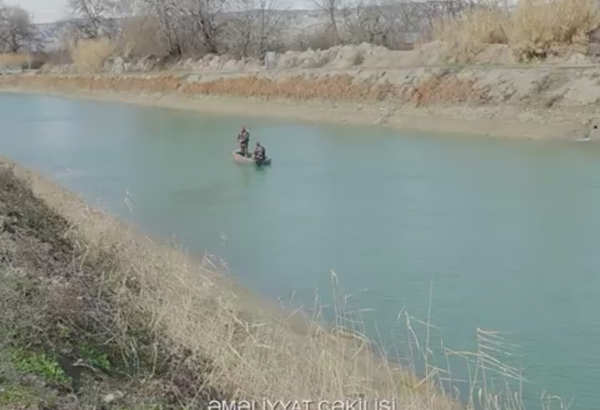 Göyçayda bir nəfər kanalda batıb (VİDEO)