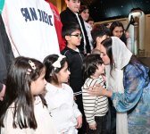 Heydər Əliyev Fondunun vitse-prezidenti Leyla Əliyeva şəhid ailələri ilə birlikdə iftar süfrəsində iştirak edib (FOTO)