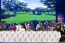 Leyla Əliyeva Heydər Əliyev Sarayında “Yalnız mədəniyyət” adlı musiqili tamaşada iştirak edib (FOTO)