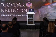 “Çovdar nekropolu” kitabı ictimaiyyətə təqdim edilib (FOTO/VİDEO)
