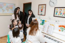 Heydər Əliyev Fondunun vitse-prezidenti Leyla Əliyeva Bakı Xoreoqrafiya Akademiyasının qonağı olub (FOTO)