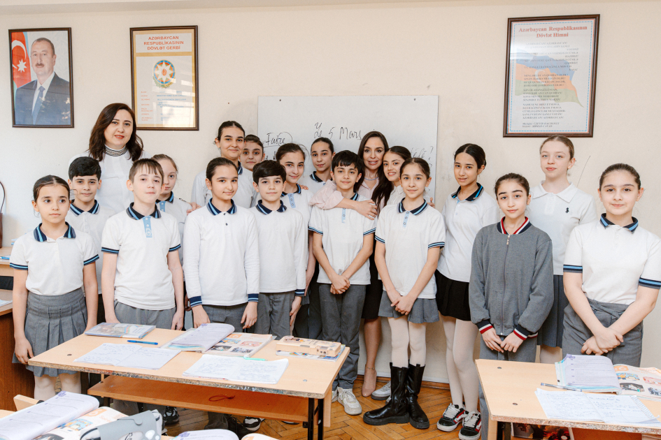 Heydər Əliyev Fondunun vitse-prezidenti Leyla Əliyeva Bakı Xoreoqrafiya Akademiyasının qonağı olub (FOTO)