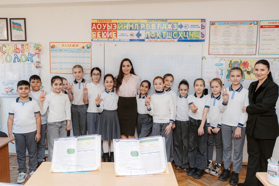 Heydər Əliyev Fondunun vitse-prezidenti Leyla Əliyeva Bakı Xoreoqrafiya Akademiyasının qonağı olub (FOTO)