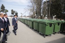 Xaçmaz rayonuna məişət tullantılarının daşınması üçün daha iki yeni texnika verilib (FOTO)