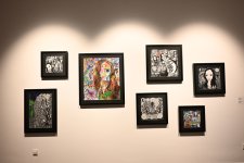 Leyla Əliyeva "Mənzərəyə açılan ev" mövzusunda qrup sərgisində iştirak edib (FOTO)