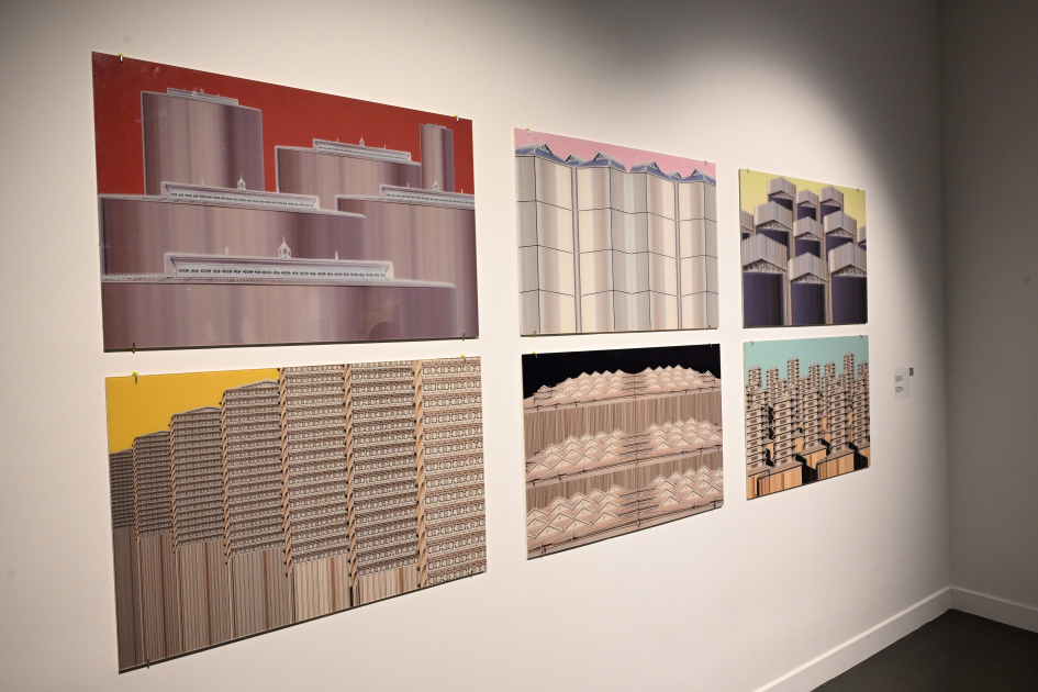 Leyla Əliyeva "Mənzərəyə açılan ev" mövzusunda qrup sərgisində iştirak edib (FOTO)