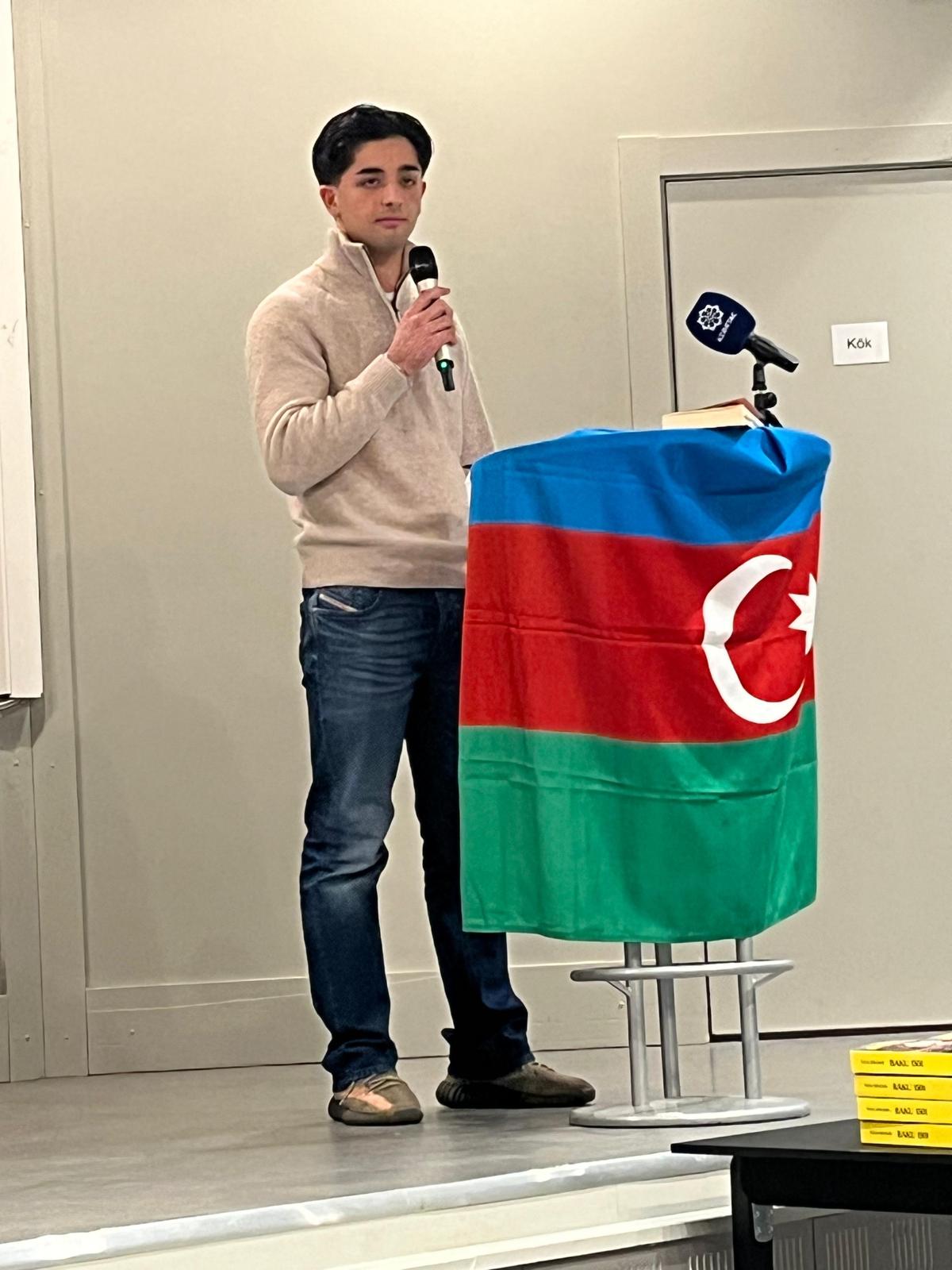 Stokholmda “Bakı 1501” tarixi romanının təqdimatı keçirilib (FOTO)