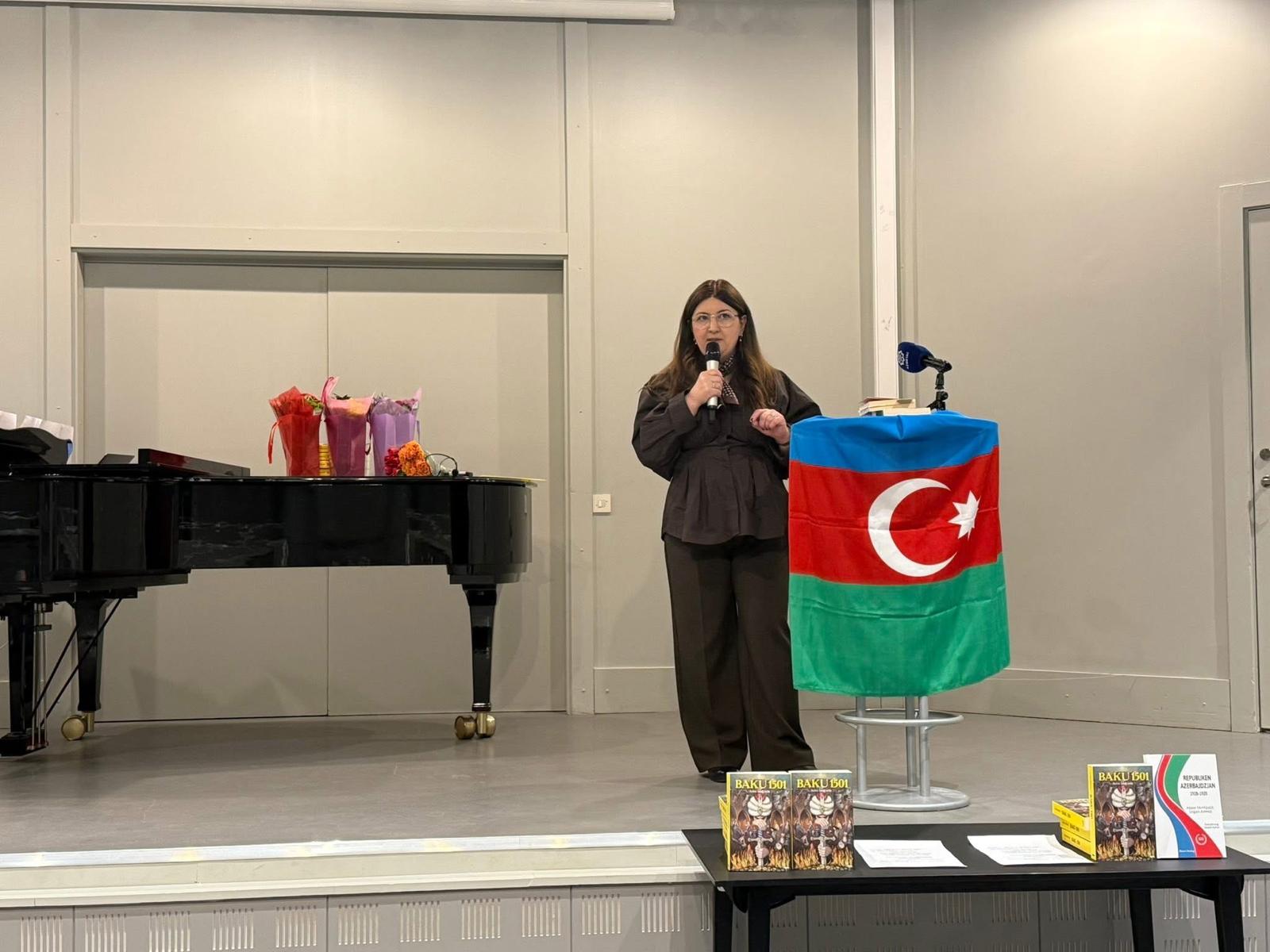 Stokholmda “Bakı 1501” tarixi romanının təqdimatı keçirilib (FOTO)