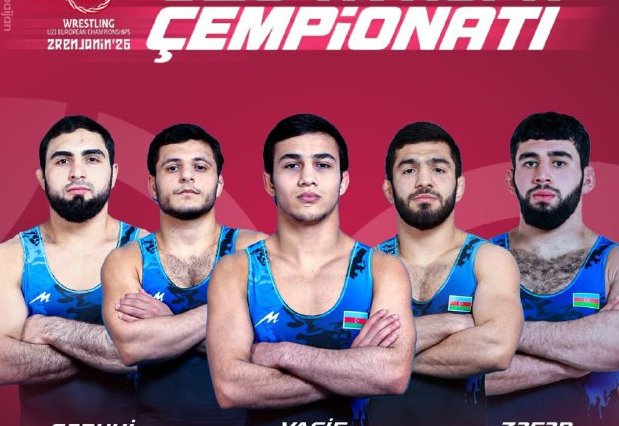 Azərbaycan güləşçiləri bu gün U23 Avropa çempionatında 5 medal qazanıb