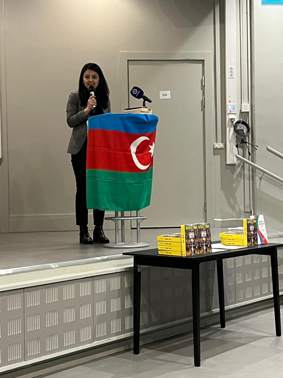 Stokholmda “Bakı 1501” tarixi romanının təqdimatı keçirilib (FOTO)