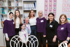 Leyla Əliyeva, Arzu Əliyeva və Alena Əliyeva “Yaşama Dəstək” Mərkəzində olublar (FOTO)