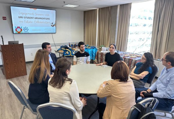 Dövlət Komitəsinin əməkdaşları ABŞ-də azərbaycanlı tələbə və gənclərlə görüşüb (FOTO)