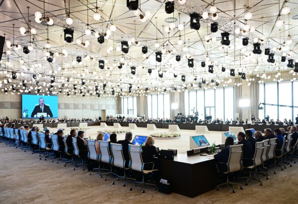 Prezident İlham Əliyev XIII Qlobal Bakı Forumundakı çıxışında dünyada neftin qiymətindəki artıma toxunub