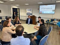 Dövlət Komitəsinin əməkdaşları ABŞ-də azərbaycanlı tələbə və gənclərlə görüşüb (FOTO)