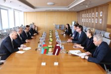 Milli Məclisin nümayəndə heyəti Latviyaya işgüzar səfərə gedib (FOTO)