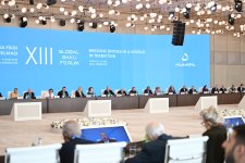 Prezident İlham Əliyev XIII Qlobal Bakı Forumun açılış mərasimində çıxış edib (FOTO/VİDEO) (YENİLƏNİB)