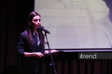 Bakıda zəngin mənəvi mədəniyyətə malik dünya vətəndaşı haqda "Gəl səndən danışaq, Humay" adlı xatirə gecəsi keçirilib (FOTO)