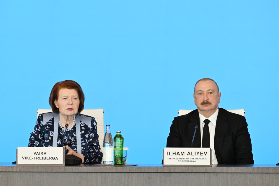 Prezident İlham Əliyev XIII Qlobal Bakı Forumun açılış mərasimində çıxış edib (FOTO/VİDEO) (YENİLƏNİB)