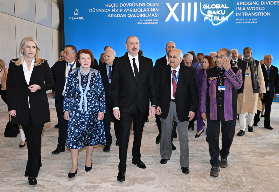 Prezident İlham Əliyev XIII Qlobal Bakı Forumun açılış mərasimində çıxış edib (FOTO/VİDEO) (YENİLƏNİB)