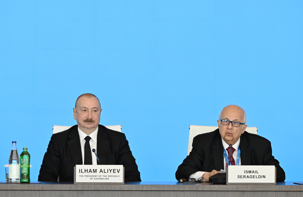 Prezident İlham Əliyev XIII Qlobal Bakı Forumun açılış mərasimində çıxış edib (FOTO/VİDEO) (YENİLƏNİB)