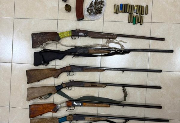 Qubada xeyli silah-sursat aşkarlanıb