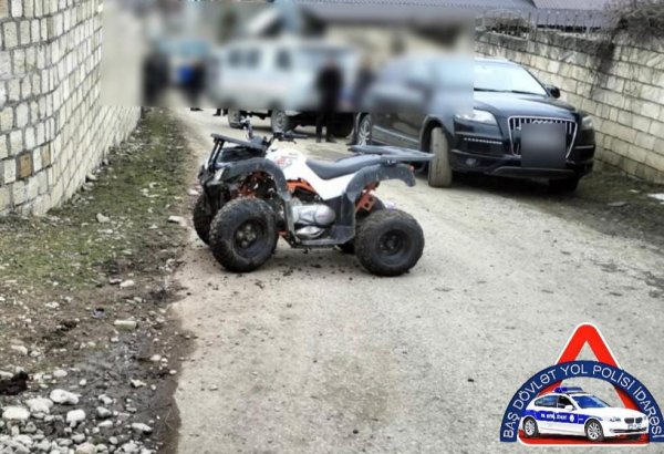 Qubada kvadrisikl qəzası ölümlə nəticələnib