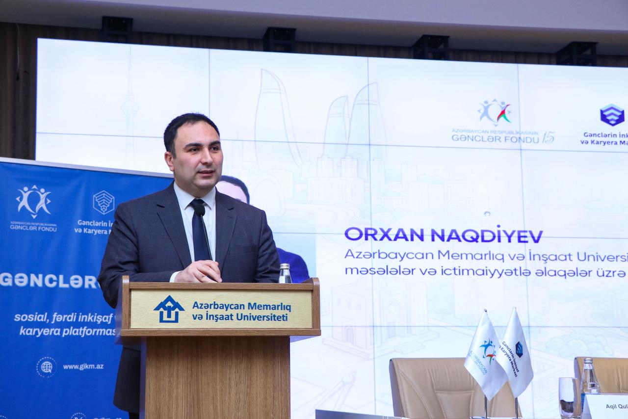 “Şəhərsalma və Memarlıq İli”nə həsr olunmuş “Gənc memarlar üçün karyera imkanları” Forumu keçirilib (FOTO)