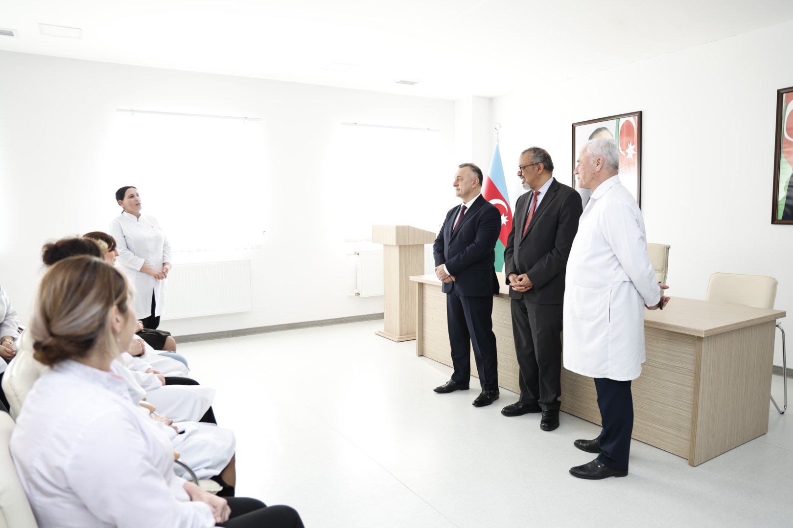 ÜST-nin Baş direktoru Səhiyyə Nazirliyinin sanatoriyasında olub (FOTO)