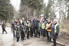 Xaçmazın şəhər, qəsəbə və kənd qəbiristanlıqlarında geniş iməcilik aksiyaları keçirilib (FOTO)